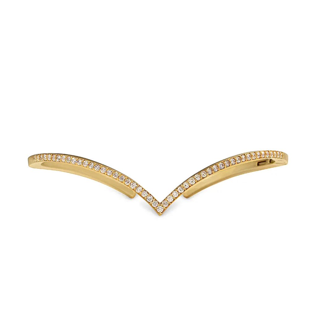 Sandy Leong Chevron Hinge Bangle Best Sale