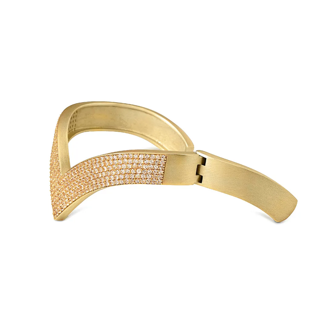 Sandy Leong Chevron Hinge Cuff Cheap