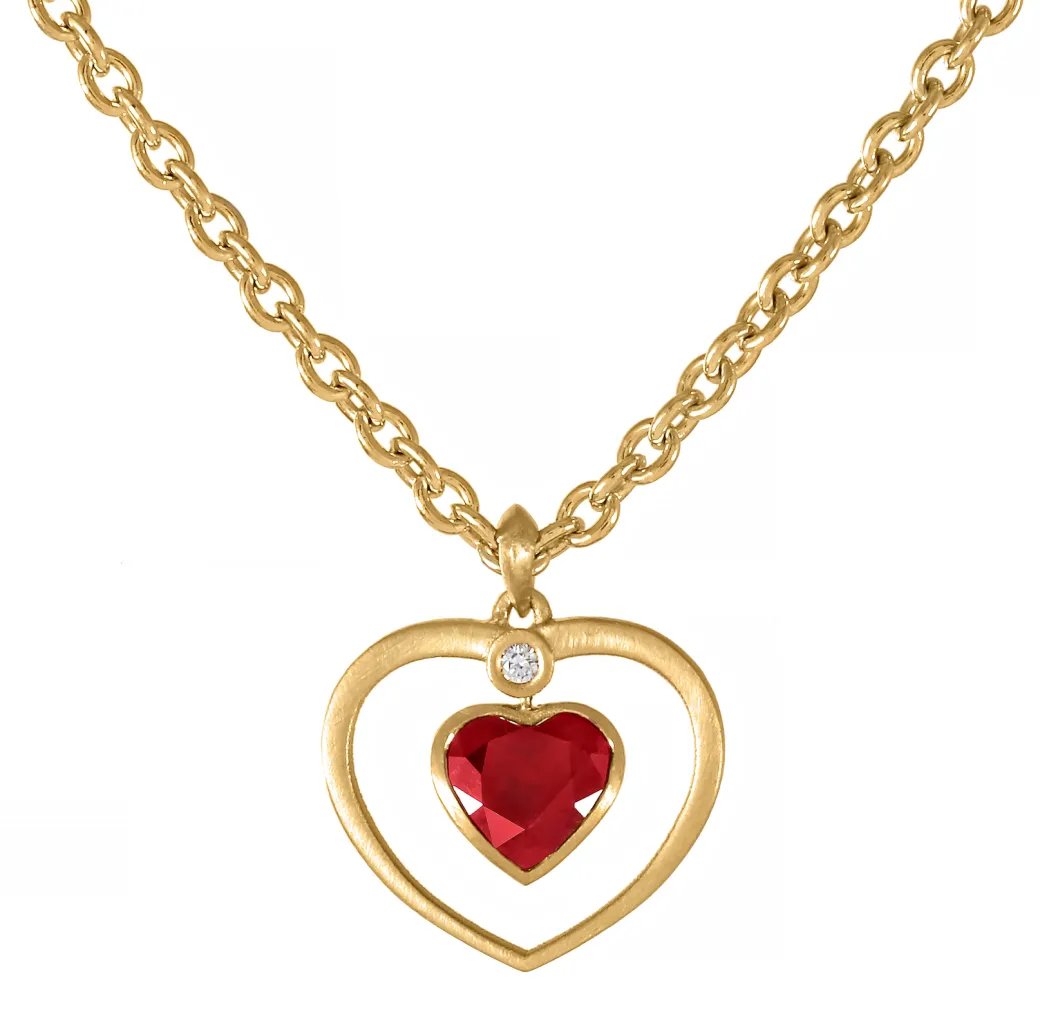 Sandy Leong Coeur Ruby Pendant Best Sale