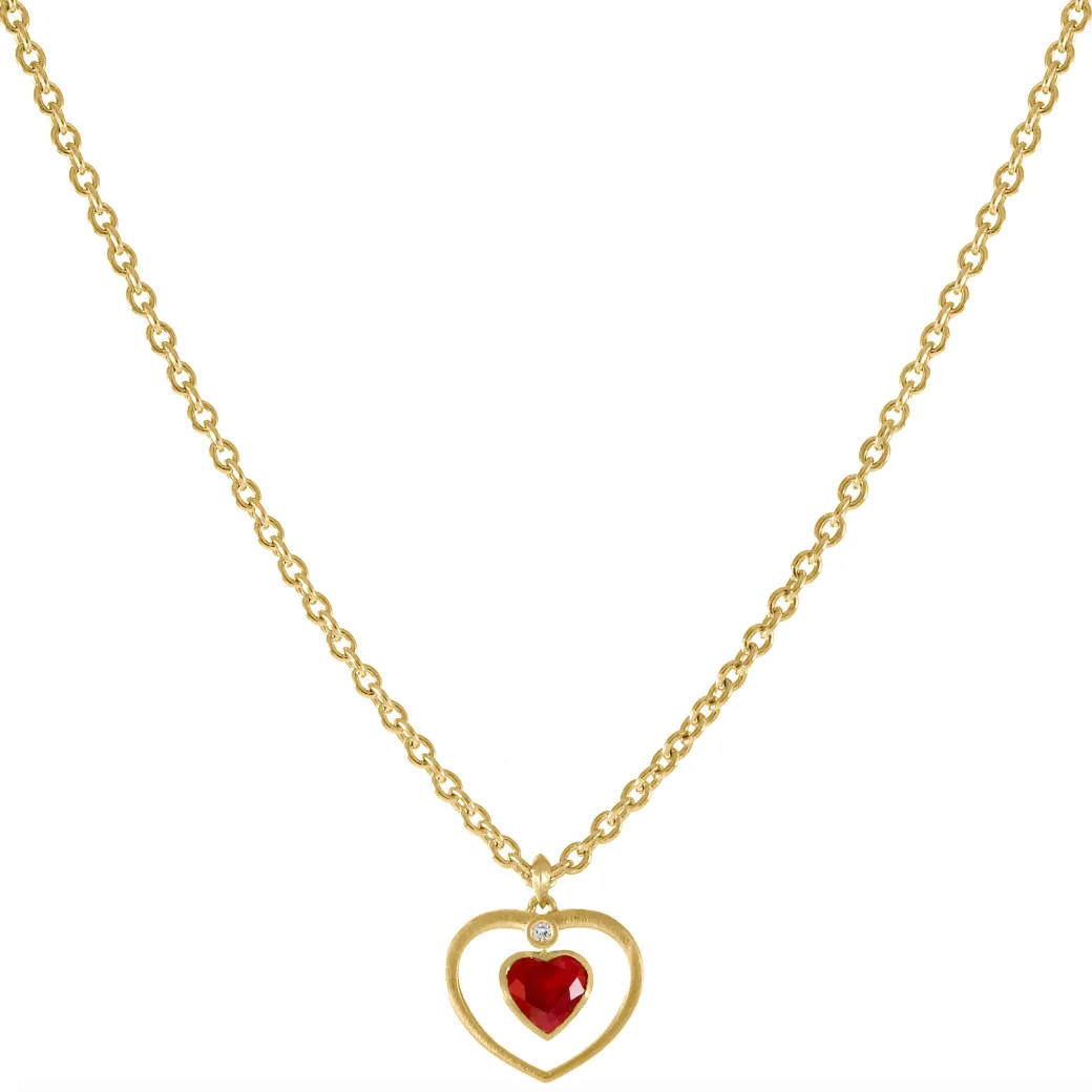 Sandy Leong Coeur Ruby Pendant Best Sale