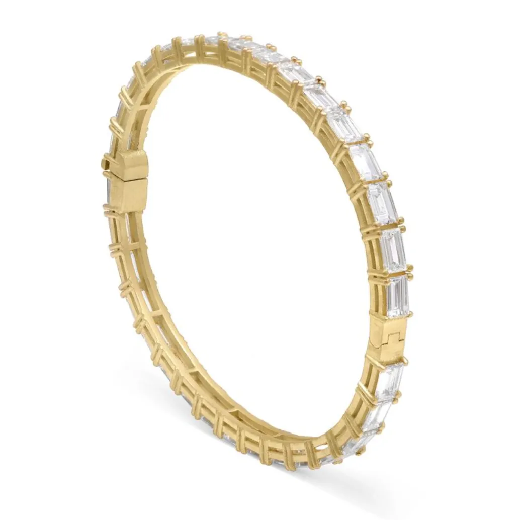 Sandy Leong Diamond Baguette Tennis Bracelet Sale