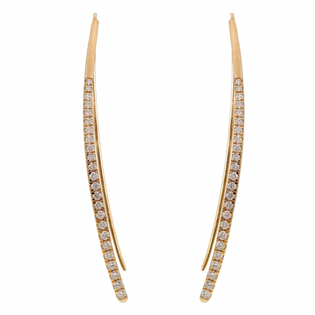 Sandy Leong Diamond Bowed Earrings Clearance