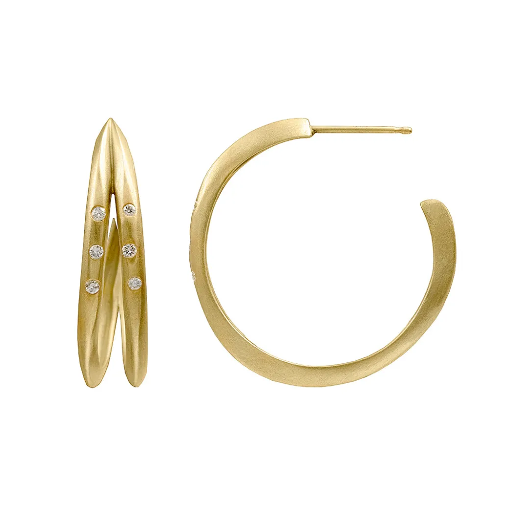 Sandy Leong Double Halo Hoops Store