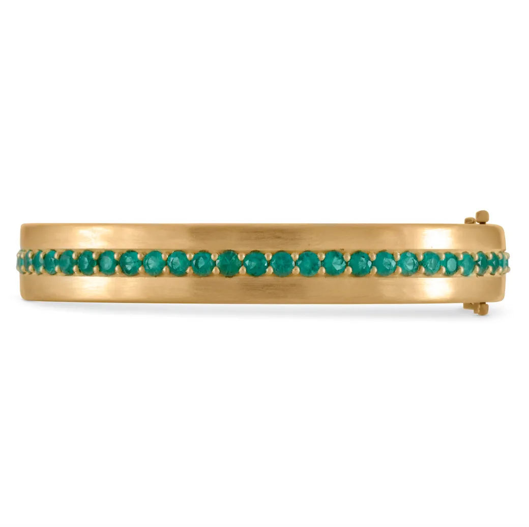 Sandy Leong Emerald Chaya Bangle Online