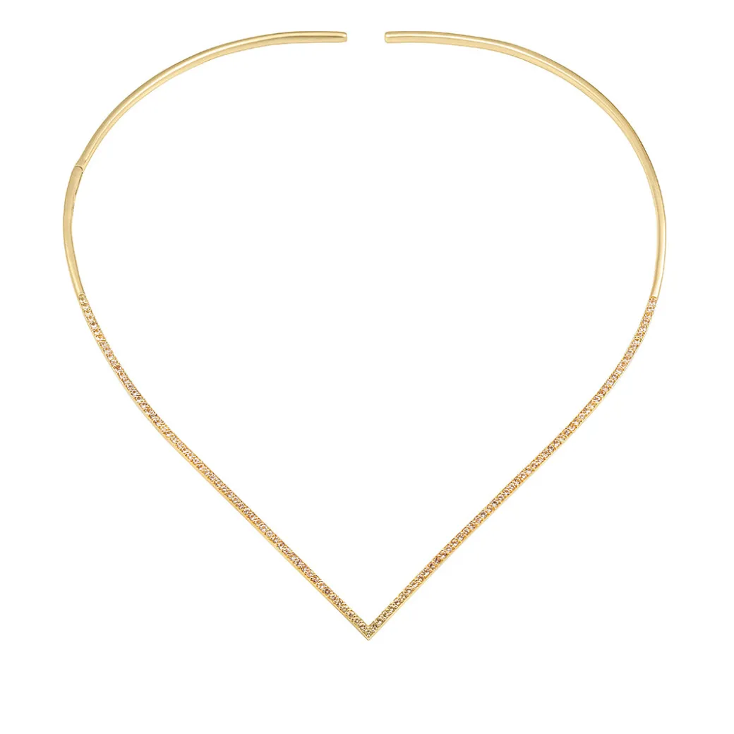 Sandy Leong Morganite Hinge Choker Sale