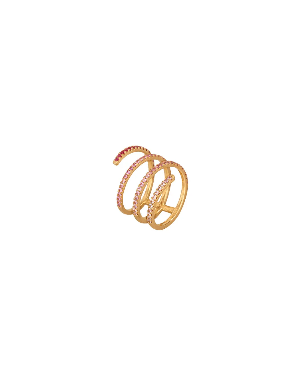 Sandy Leong Ombre Rose Coil Ring Cheap