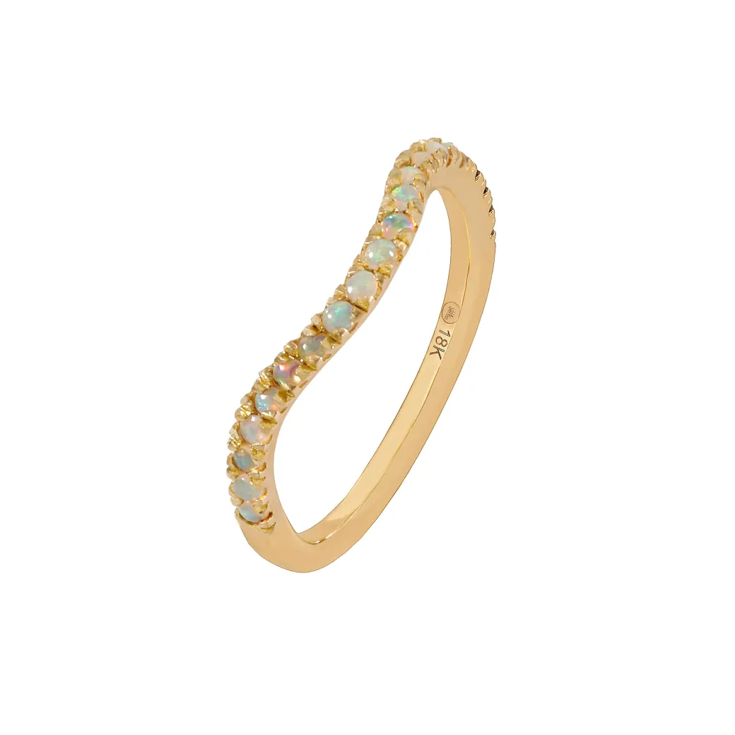 Sandy Leong Opal Wave Stack Ring Sale