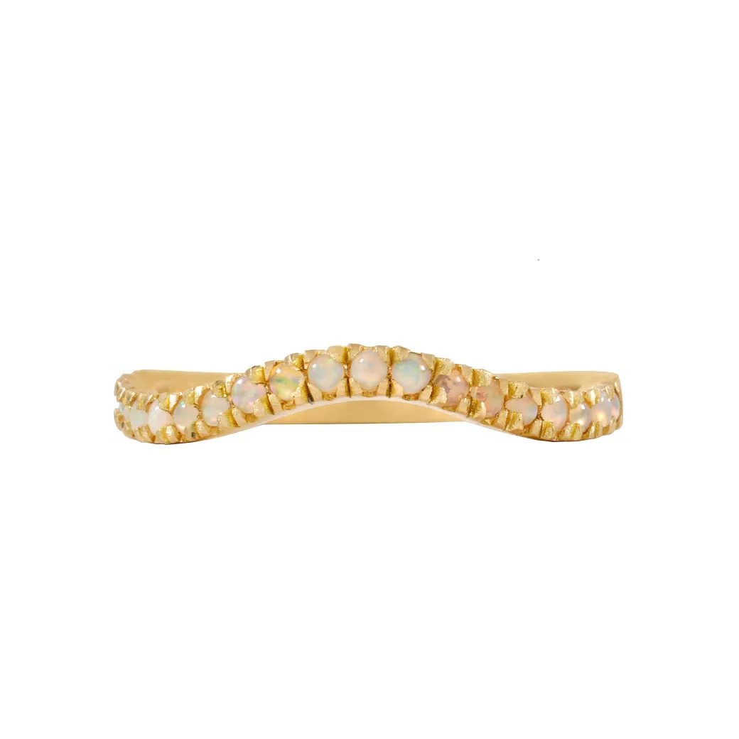 Sandy Leong Opal Wave Stack Ring Sale