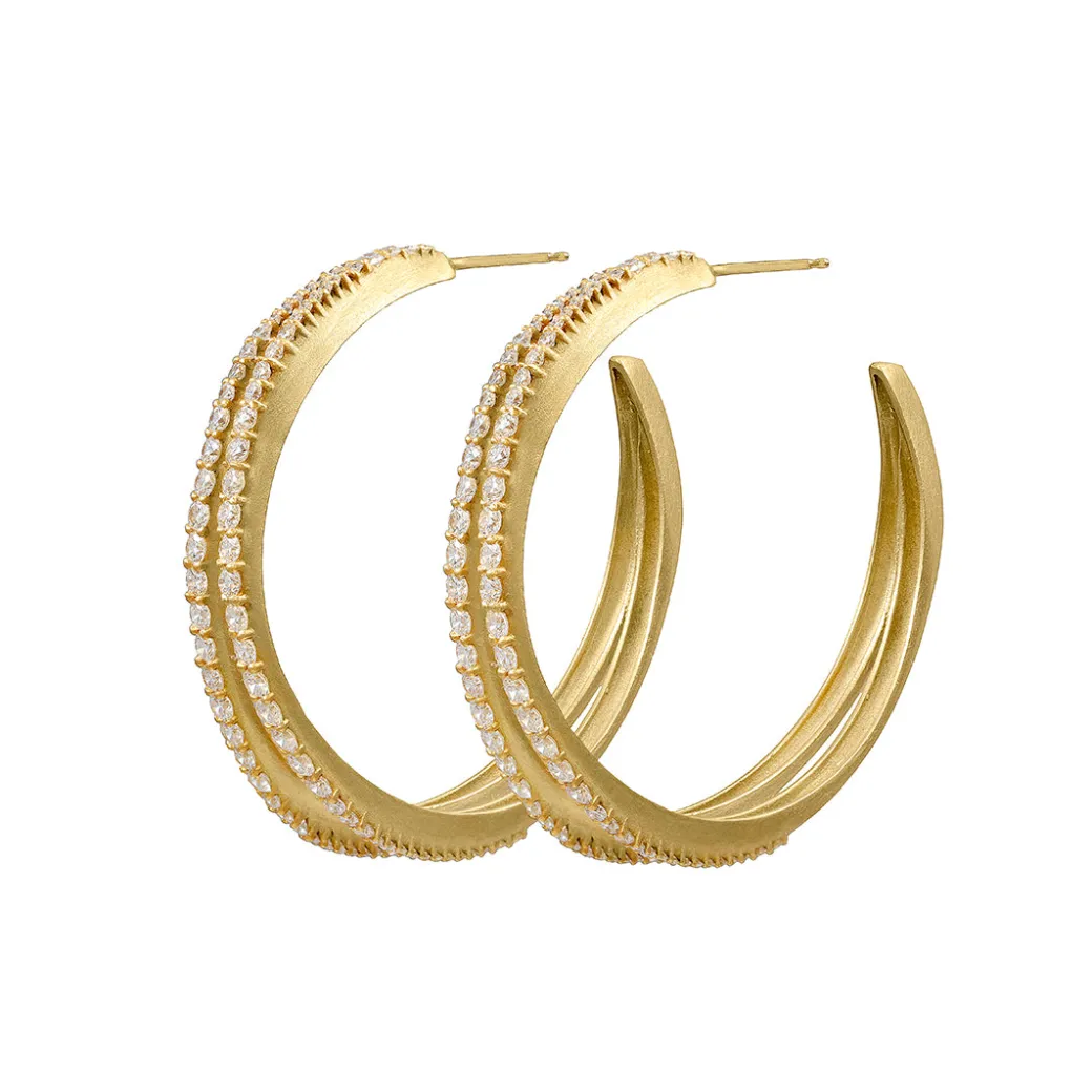 Sandy Leong Oversized Anniversary Hoops Cheap