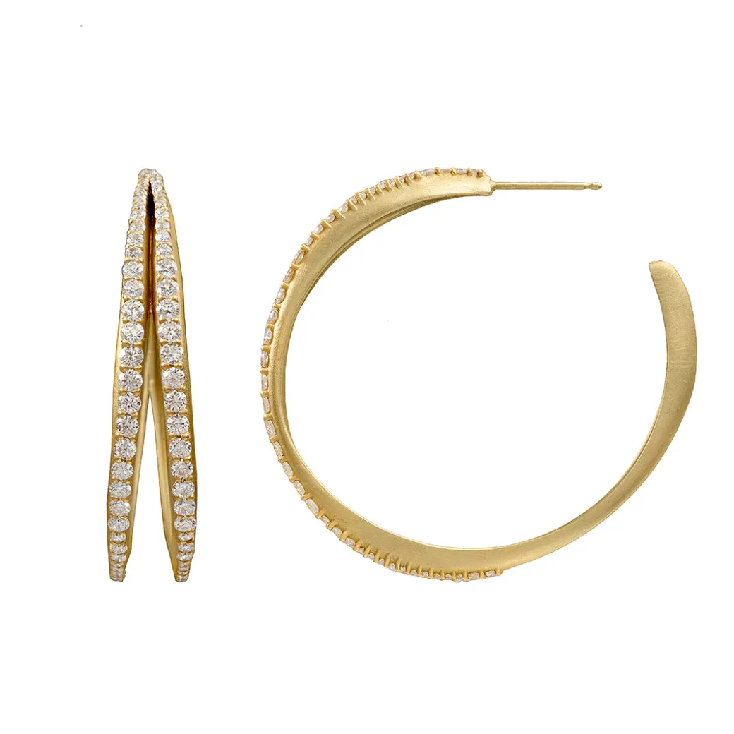 Sandy Leong Oversized Anniversary Hoops Cheap