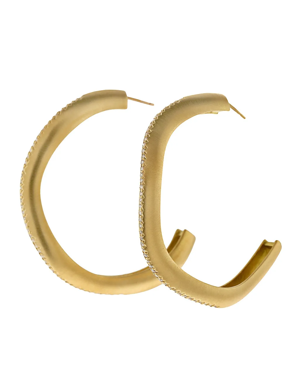 Sandy Leong Oversized Canyon Hoops Fashion