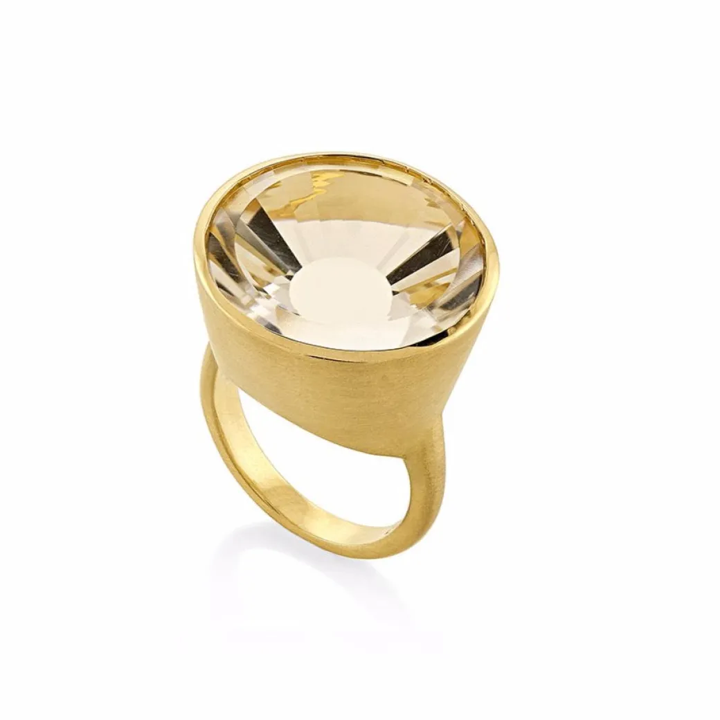 Sandy Leong Oversized Crystal Ring Cheap