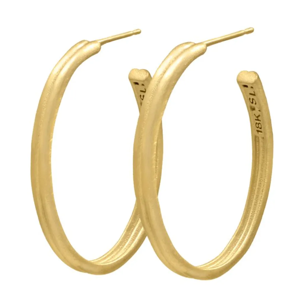 Sandy Leong Oversized Double Oval Hoops Store