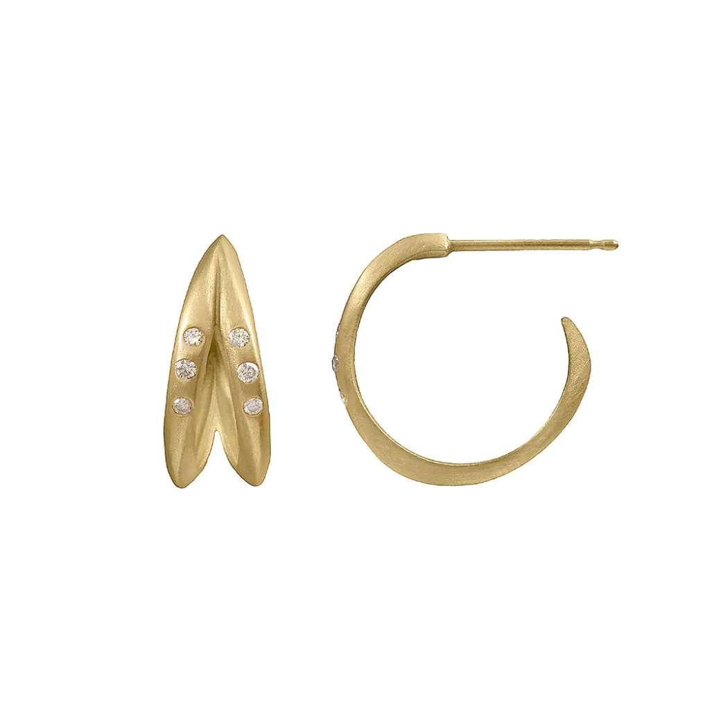 Sandy Leong Petite Double Halo Hoops Discount