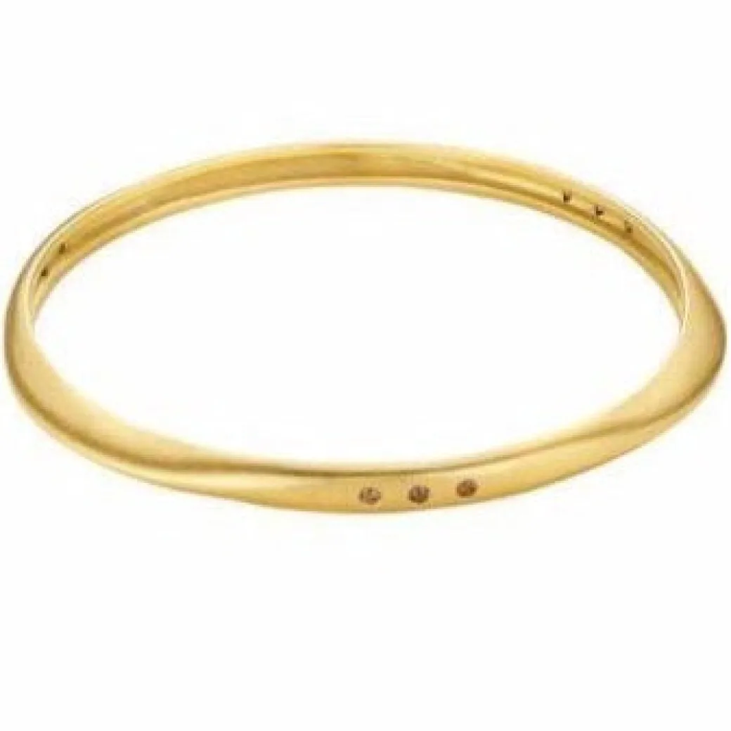 Sandy Leong Thick Halo Bangle with Diamonds Outlet