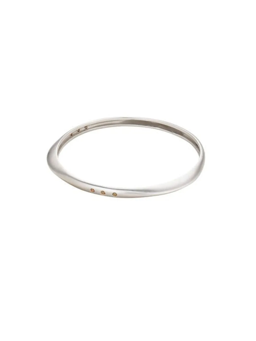 Sandy Leong Thick Halo Bangle with Diamonds Outlet